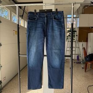 Joe's Jeans Men 34 Blue Denim Regular Fit Straight Leg Pocket Stretch Preppy